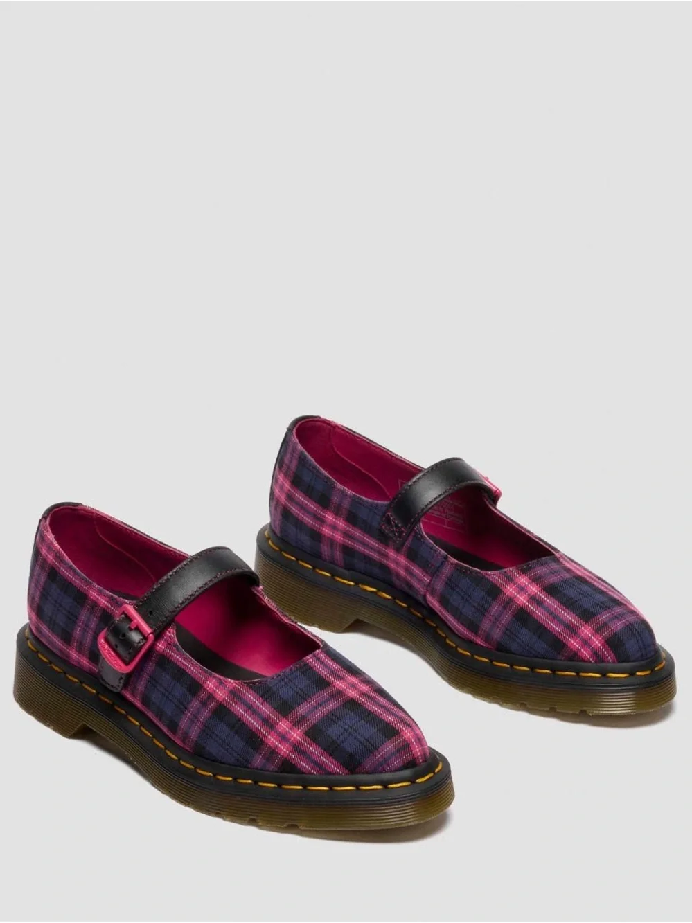 Dr. Martens ELPHIE MARY JANE TARTAN SHOES